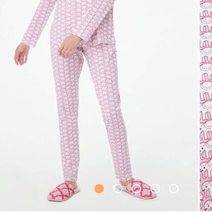 Roberta Roller Rabbit Hathi pajama pants in pink, size medium